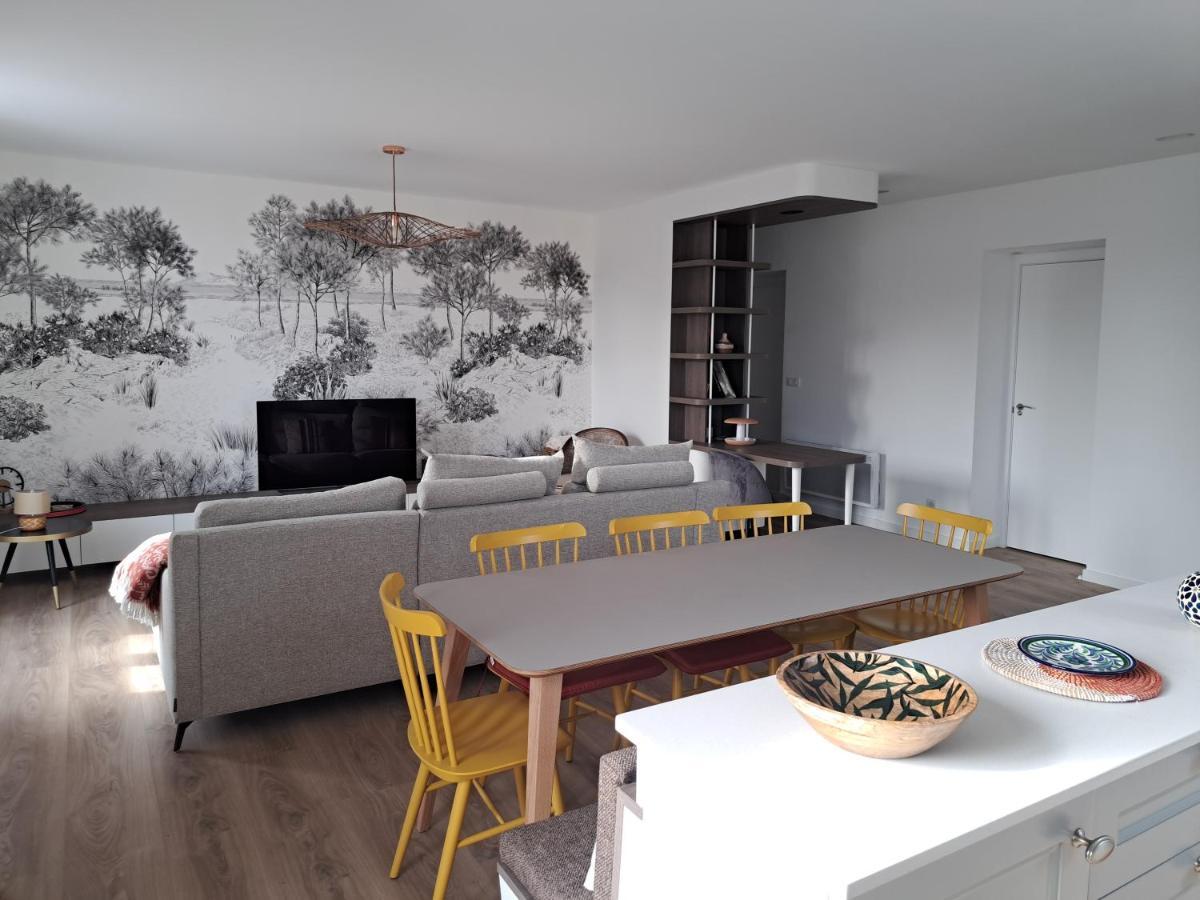 Superbe appartement T3 au centre plage .Parking Hendaye Extérieur photo